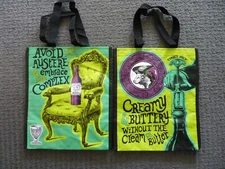 Trader Joe's Reusable Six-Bottle Beverage Totes Shopping Bags Lot of (2)