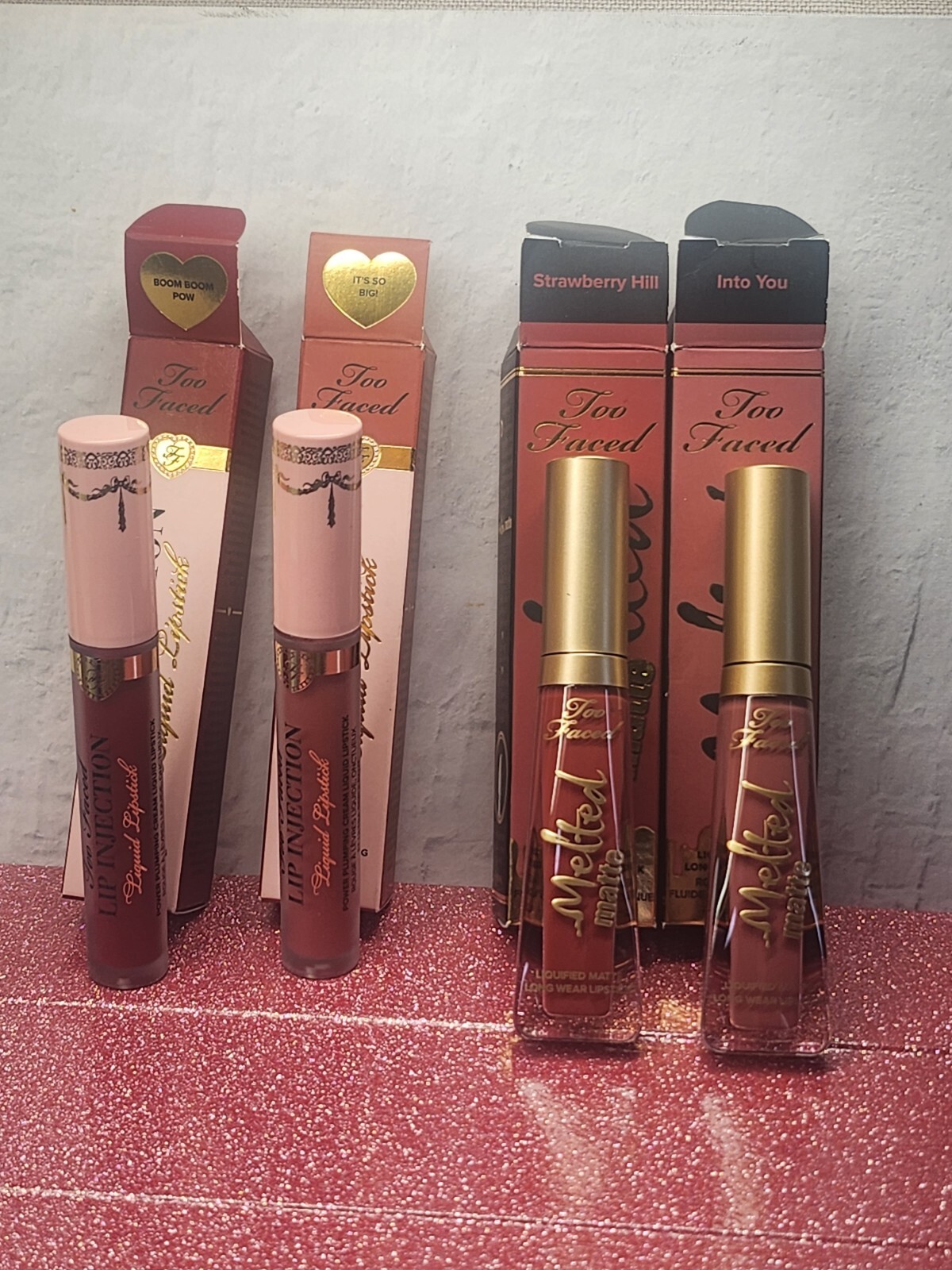 Too Faced Lip Bundle- 4 Piece- New