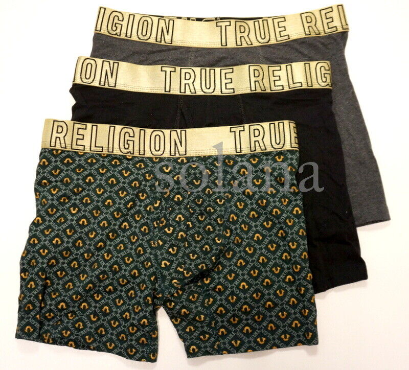 True Religion Ranking TOP12 Challenge the lowest price 3 Pack Front Fly Boxer Limited Cotton Brie Edition