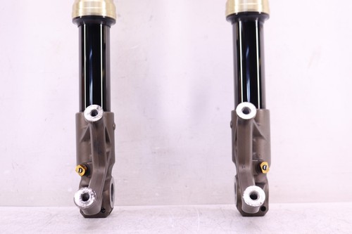 2007 06 07 KAWASAKI NINJA ZX10R 10R OEM FRONT FORKS TRIPLE TREE TUBE STR8* K256 - Picture 11 of 16