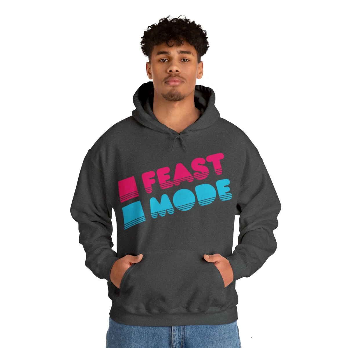 Retro Feast Mode Thanksgiving Graphic Hoodie