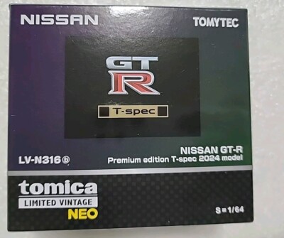 Tomica TLV Nissan GT-R T-Spec 2024 Midnight Purple Premium Edition LV-N316b UK