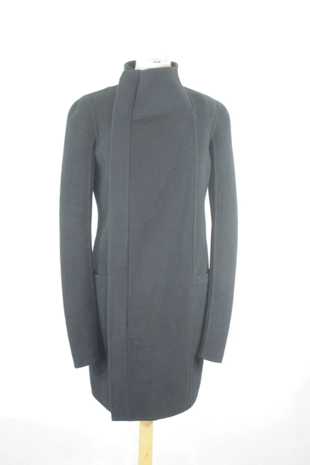 Cappotto Rick Owens nero in cashmere taglia 36 355 2 126 *si prega di misurare*