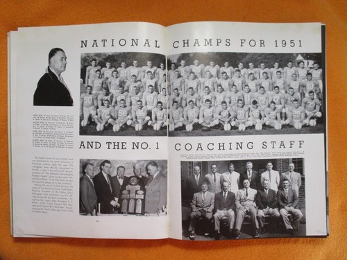 1952 Tennessee Yearbook - Coach General Neyland & 1951 Football National Champs