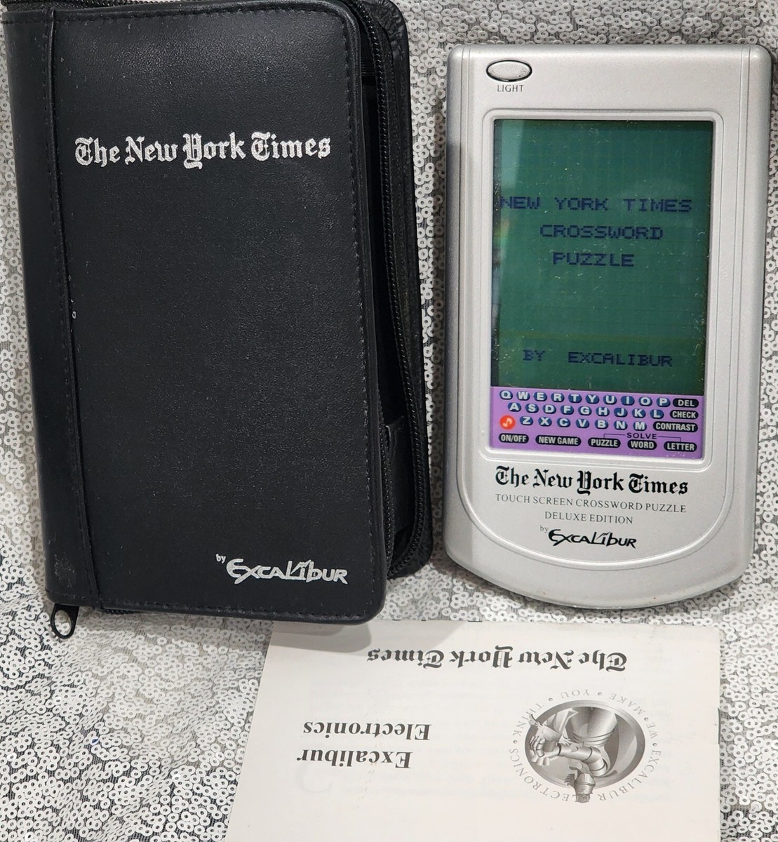 The New York Times Touch Screen Crossword Puzzle Deluxe Edition By 