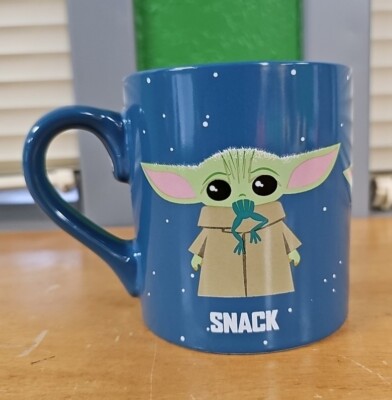 Star Wars  the Mandalorian  The Child  Snack, Attack, Protect  14 Oz Mug