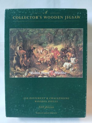 Wentworth Robin Hood von Maclise 250 Teile Holzpuzzle Fine Art Selten