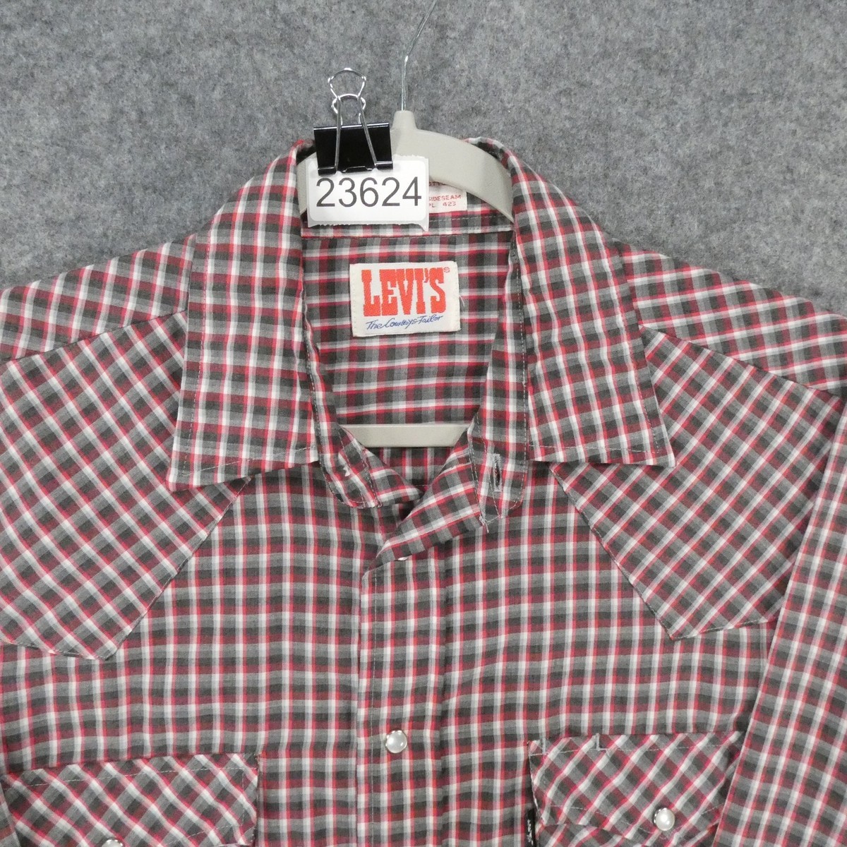 トリプルX Vintage Levis The Cowboys Tailor Western Pearl Snap Shirt Men