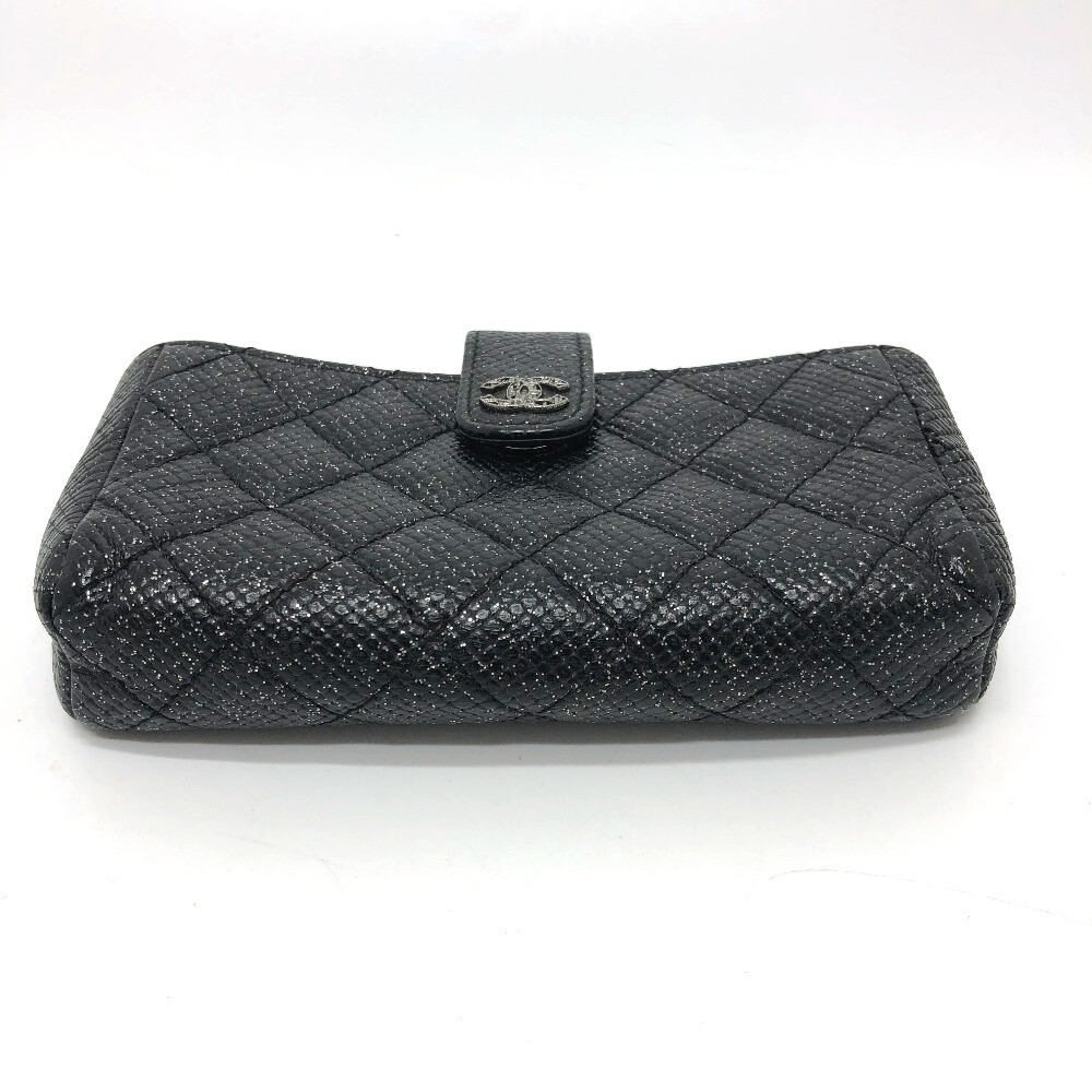 CHANEL CC Coco Mark Matelasse Coin Case Purse Pouch Leather CHANEL CC Coco Mark Matelasse Coin Case Purse Pouch Leather