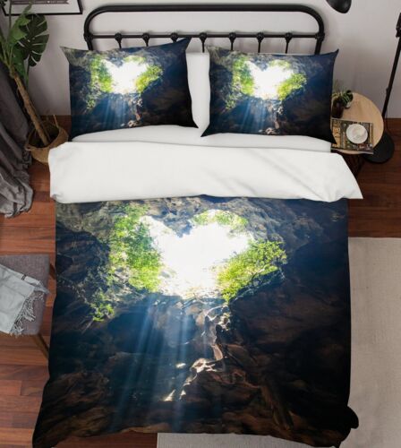 3D Warm Sunshine KEQ1955 Bed Pillowcases Quilt Duvet Cover Luna-