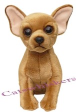 Faithful Friends Sitting Chihuahua  Puppy  Plush Soft Toy Dog Teddy Gift. 23cmH