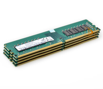Samsung 32GB Kits 4X 8GB PC4-2400T DDR4 2400MHz CL17 UDIMM Desktop