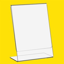 1 x Bilderrahmen Bilderhalter L-Aufsteller Acryl für 10 x 15 Bilder :NEU::