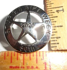 2020 Sturgis pin "80th" motorcycle rally collectible souvenir biker vest pinback