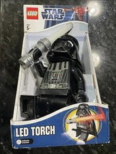 LEGO Darth Vader Flashlight LED Torch Star Wars Lantern New And Sealed