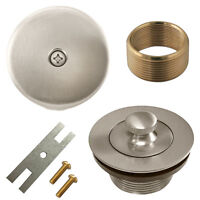Brushed Nickel Lift And Turn Bathtub Drain Conversion Kit Assembly, Overflow on sale Brushed Nickel Lift And Turn Bathtub Drain Conversion Kit Assembly, Overflow on sale