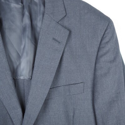P437 Brooks Brothers スーツ BROOKSCOOL 42 Brooks Brothers Mens 42L BrooksCool Gray Wool Sport Coat Suit