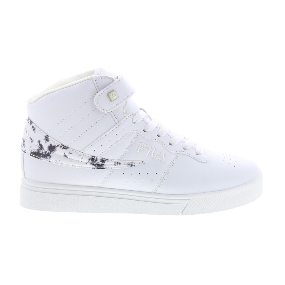 Fila Vulc 13 Tie Dye Flag BW Womens White Lifestyle Sneakers Shoes