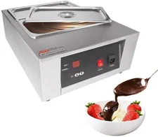 ALDKitchen Chocolate Melting Pot Digital Tempering Machine 2 Tanks 8 kg 110V