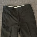 Vtg Gray Wool Blend Seamed Men’s Dress Pants Sz 35x30 A2925 — photo 2