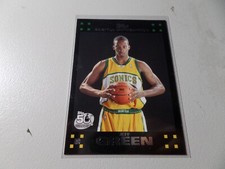 2007-08 Topps #115 JEFF GREEN RC Seattle Supersonics Rookie