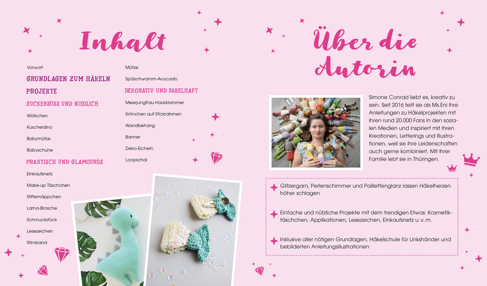 Thumbnail - Das Glitzer-häkelbuch Simone Conrad