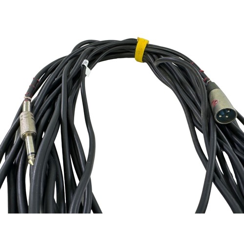 50ft Male XLR to 1/4 in TS Microphone Cable Tested Working - Bild 2 von 2