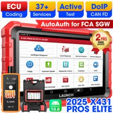 2025 LAUNCH X431 Pros V + Elite Bidirectional Car Diagnostic Scanner ECU Coding