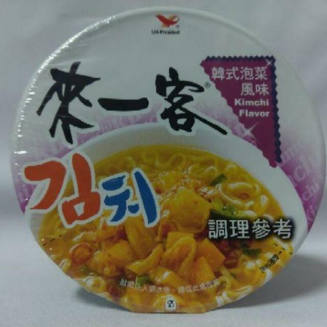 [DHL to US] (6 碗) UNI-PRESIDENT One More Cup Kimchi Instant Noodles 來一客 韓式泡菜風味