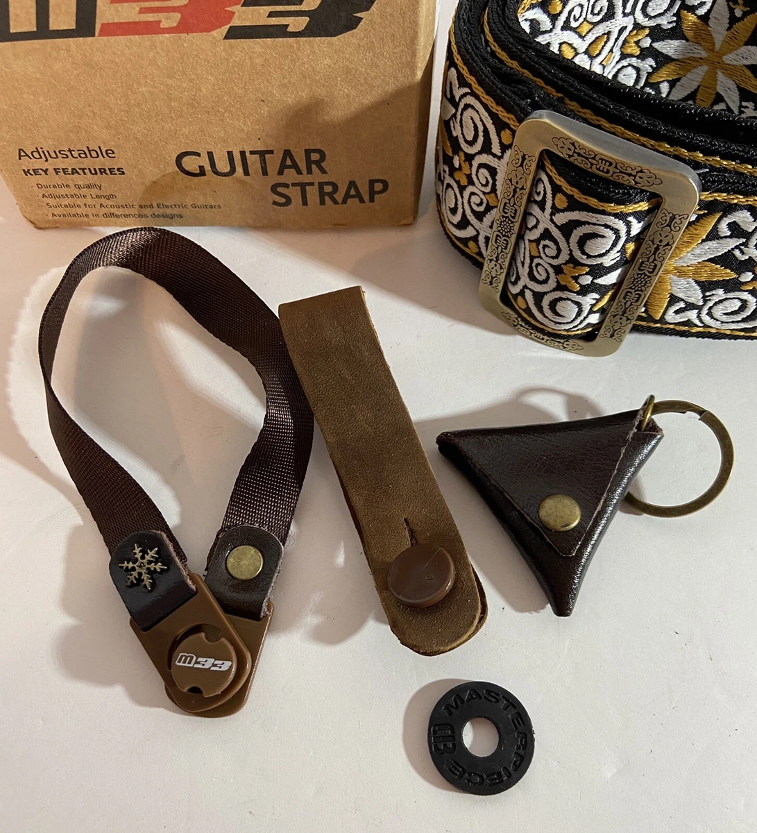 M33 NEW ADJUSABLE GUITAR STRAP VINTAGE WOVEN COLLECTION FOR ACOUSTIC ELECTRIC