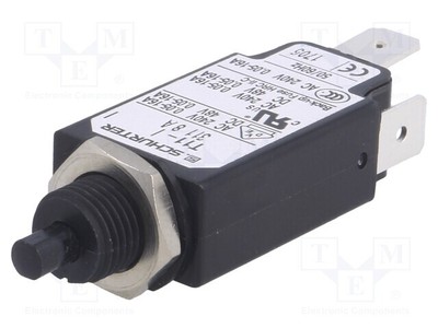 SCHURTER Überstromschalter MCB 1,6A 240VAC/48VDC SPST - Sicherung Für Haushalt & Industrie