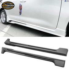 Fits 20-25 Toyota Corolla Sedan 4DR Side Skirt Rocker Panel Extension Lip PP