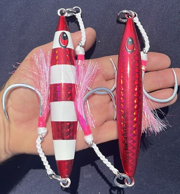 Jigs Bluefin Tuna Rigs 400g Red Crab Bomb BLUEFIN TUNA KNIFE JIGS