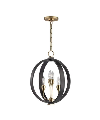 Hudson Valley Lighting Dresden - Four Light Chandelier - 16" X 19.5" HUD6716-AOB - Picture 2 of 5