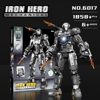 Tuole 6017 | Iron Man KRIEGSMASCHINE MARK I 1858 Klemmbausteine Sets Neu & OVP
