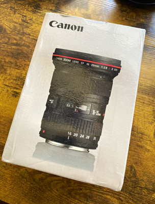 Canon EF 16-35mm f/2.8L II USM Zoom Lens EF Mount 82mm + Hood Case