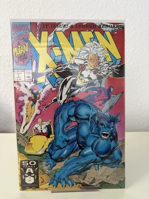 X-MEN #1 Vol.2  Jim Lee 1/4  Key Issue  Marvel Comic US Heft bagged & Boarded