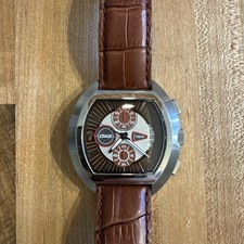 D&G Dolce & Gabbana DW0213 Men's or Women’s Brown Leather Chronograph Watch