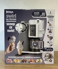 Ninja CREAMi Scoop and Swirl Soft Serve and Ice Cream NC701UK - 2 Year Warranty