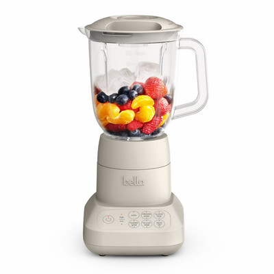 bella 10 Speed Countertop Blender 48oz Smoothie Maker with Slim Flip Design
