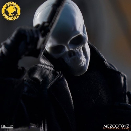 Calaveras gris mate Mezco One:12 - Paquete de 12 “Bolsa de imprimación” (nuevas) para figuras de 6 pulgadas - Imagen 7 de 14