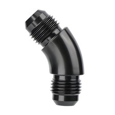 Male to Male One Piece Full Flow Swivel Coupler Union Fitting 6AN 45 Degree