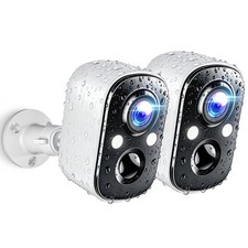 Security Cameras Wireless Outdoor, 2K Battery Powered Cameras for Home Securi...