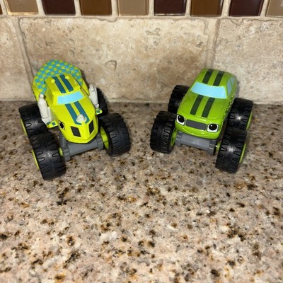 Blaze and the Monster Machines Pickle & Zeg Diecast Vehicles Lot Mattel #A14