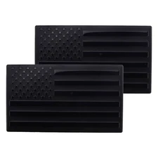 2x 3D Metal American US Flag Car SUV EmblemDecal Trim Accessories