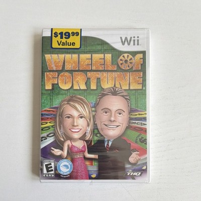 THQ Wheel of Fortune Nintendo Wii 2010 Multiplayer Trivia Game Show NTSC Sealed