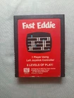 FAST EDDIE for Atari 2600 - Nice label - Tested & working well!