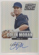 2013 Prizm Perennial Draft Picks Prospect Signatures Silver Colin Moran Auto 0q3