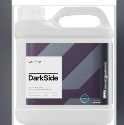 Carpro Dark side Tire And Rubber Sealant 4-Liter Hydrophobic,Satin Black Shine