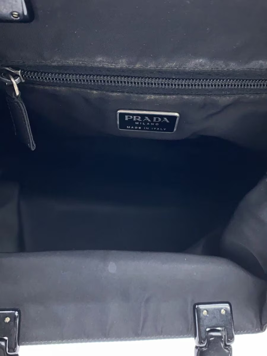 PRADA Triangle Logo Triangular Logo Tote Bag Nylo… - image 6